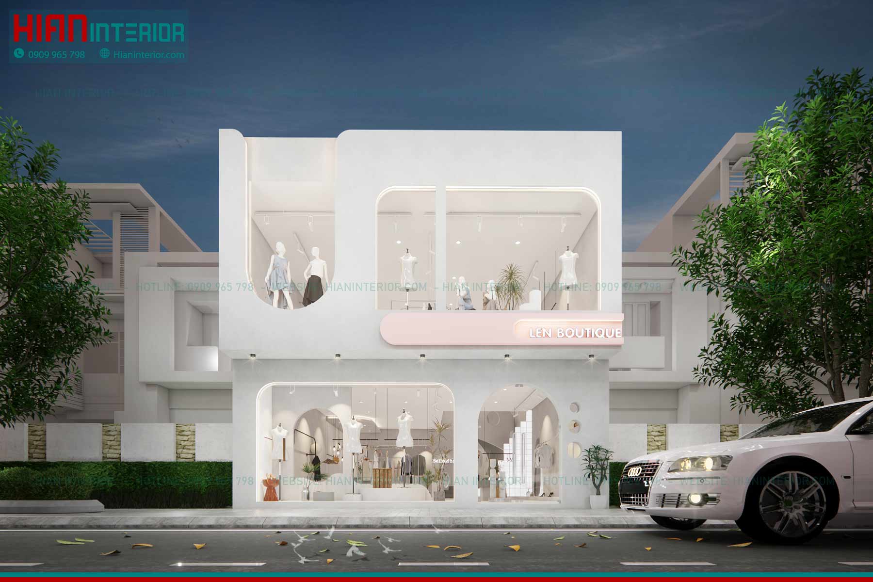 Thiết kế cửa hàng thời trang