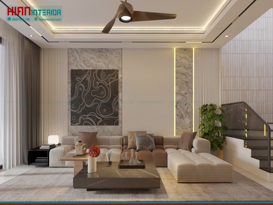 Nhà Phố Hiện Đại Thoáng Sáng