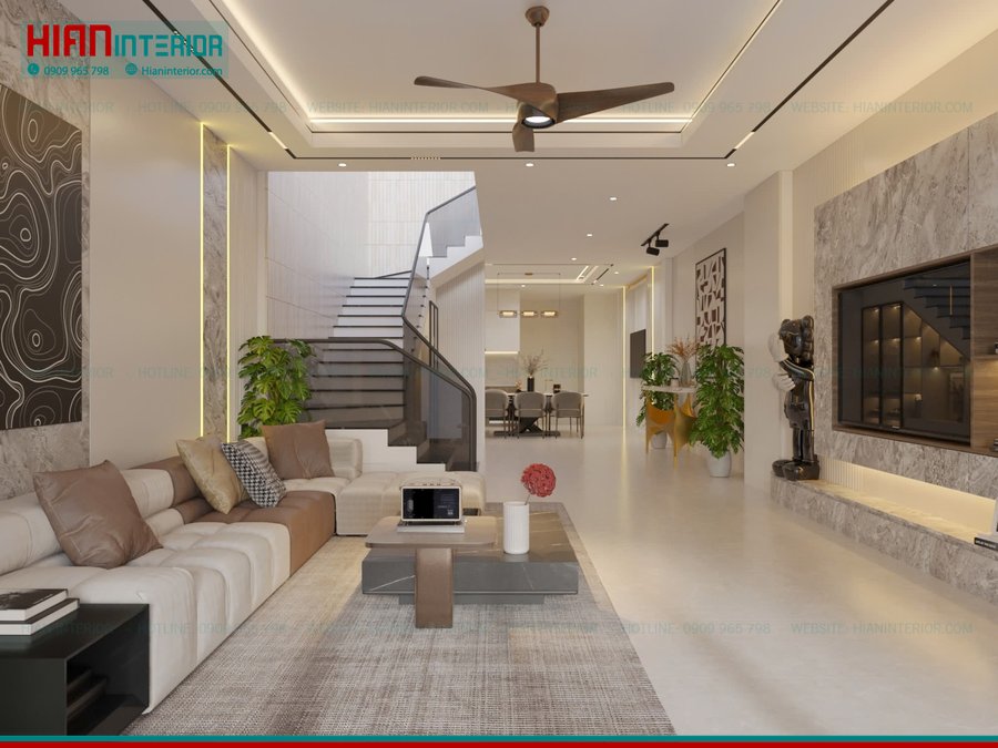 Nhà Phố Hiện Đại Thoáng Sáng