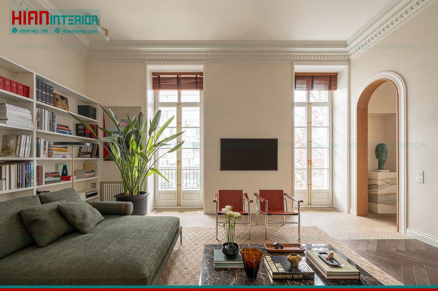 Nhà Phố Tân Cổ Điển Sang Trọng