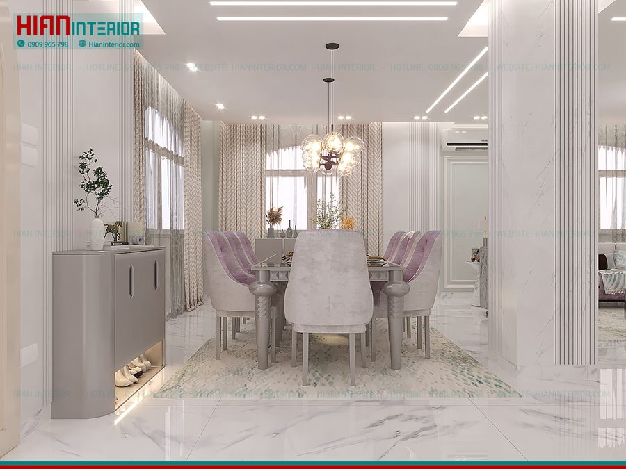 Thiết Kế Nhà Phố Tân Cổ Điển