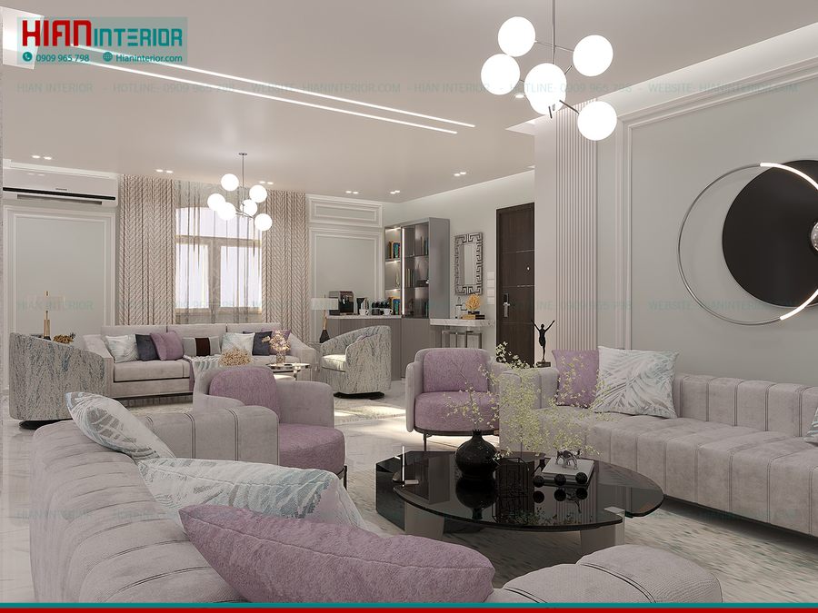 Thiết Kế Nhà Phố Tân Cổ Điển