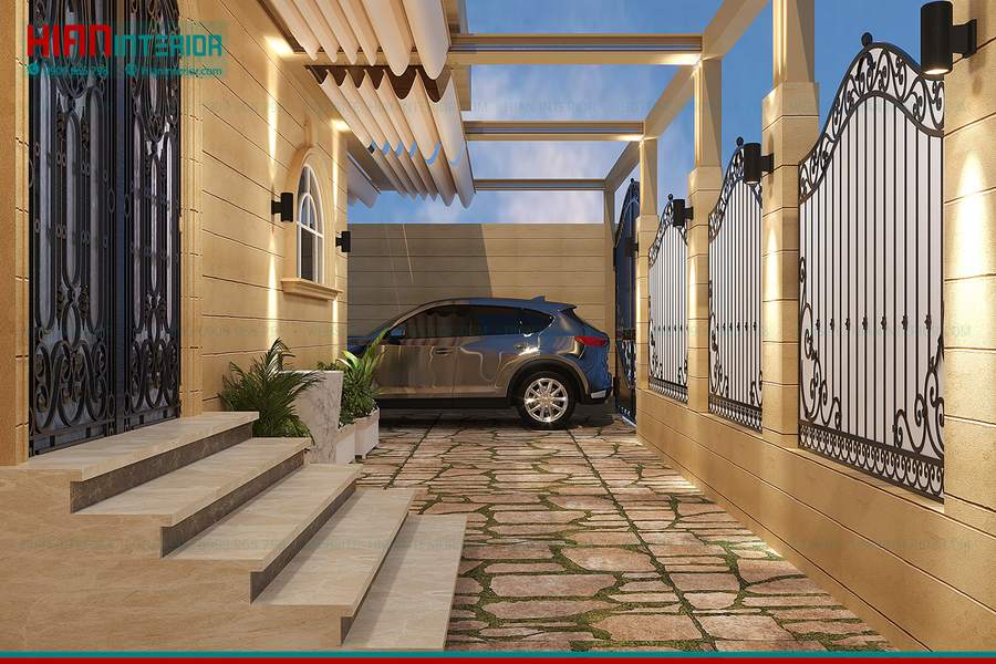 Thiết Kế Nhà Phố Tân Cổ Điển
