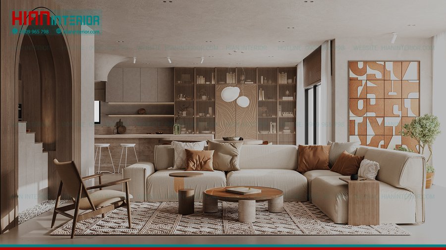 Thiết Kế Nhà Phố Wabi Sabi