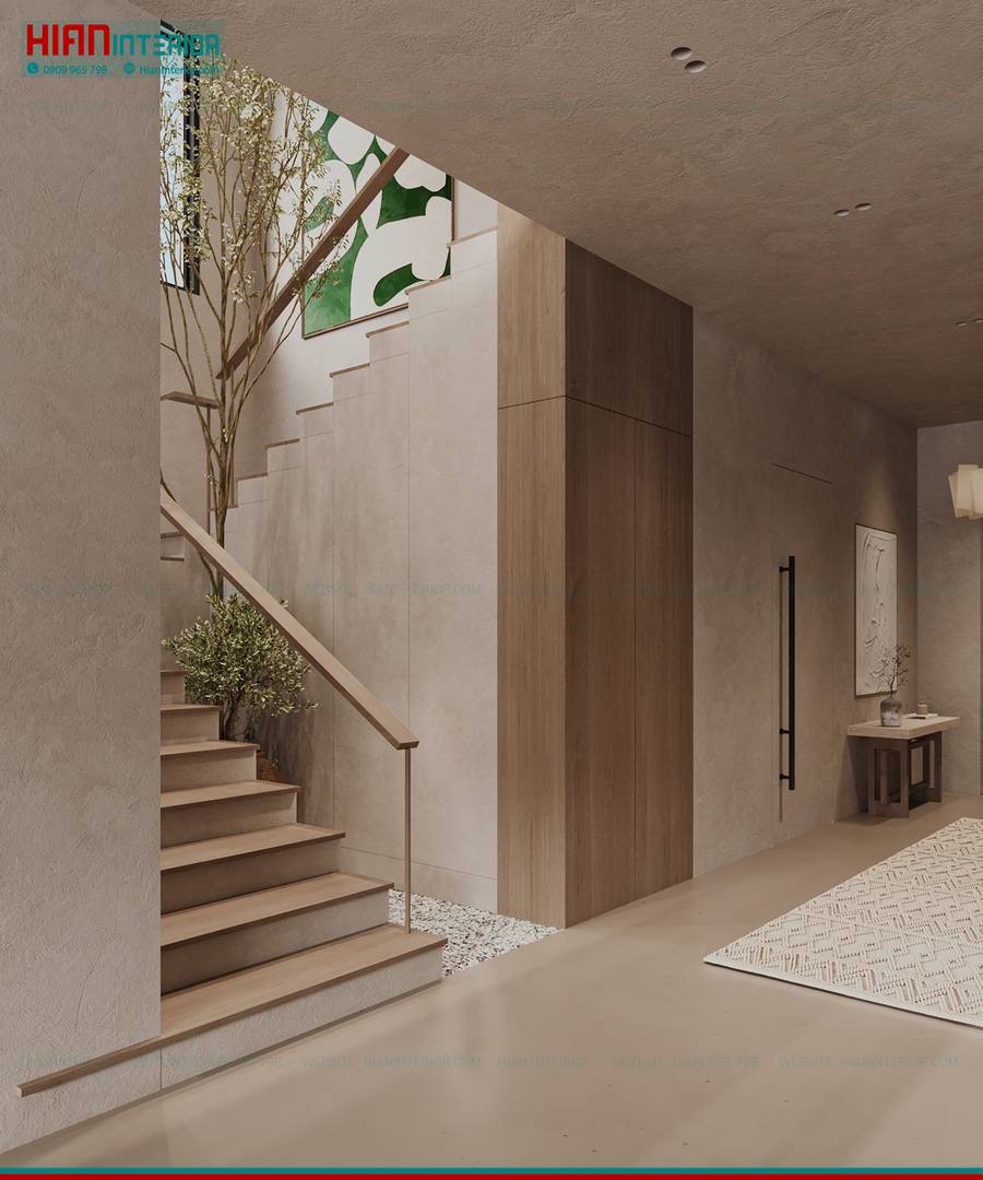 Thiết Kế Nhà Phố Wabi Sabi