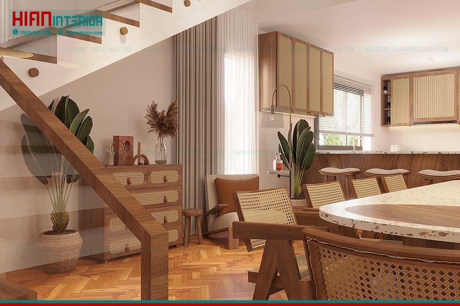 Nội Thất Nhà Phố Wabi Sabi