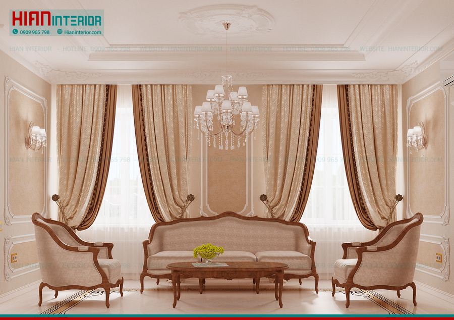 Thiết Kế Căn Hộ Tân Cổ Điển Cao Cấp