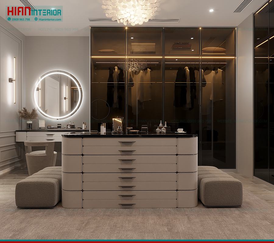 Thiết Kế Căn Hộ Tân Cổ Điển Ấn Tượng