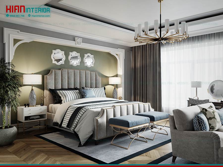 Nội Thất Căn Hộ Phong Cách Tân Cổ Điển