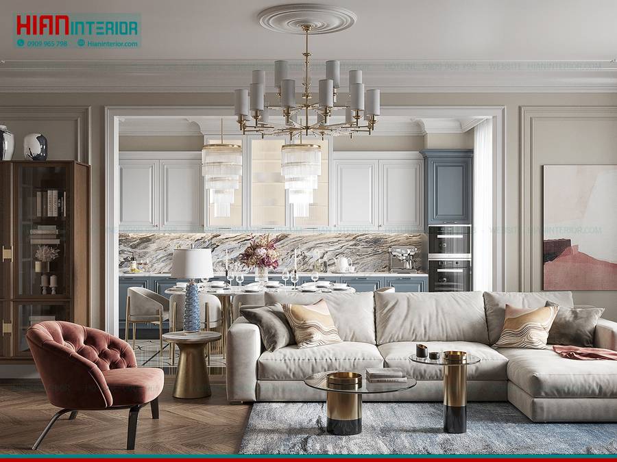 Nội Thất Tân Cổ Điển Cho Căn Hộ Chung Cư