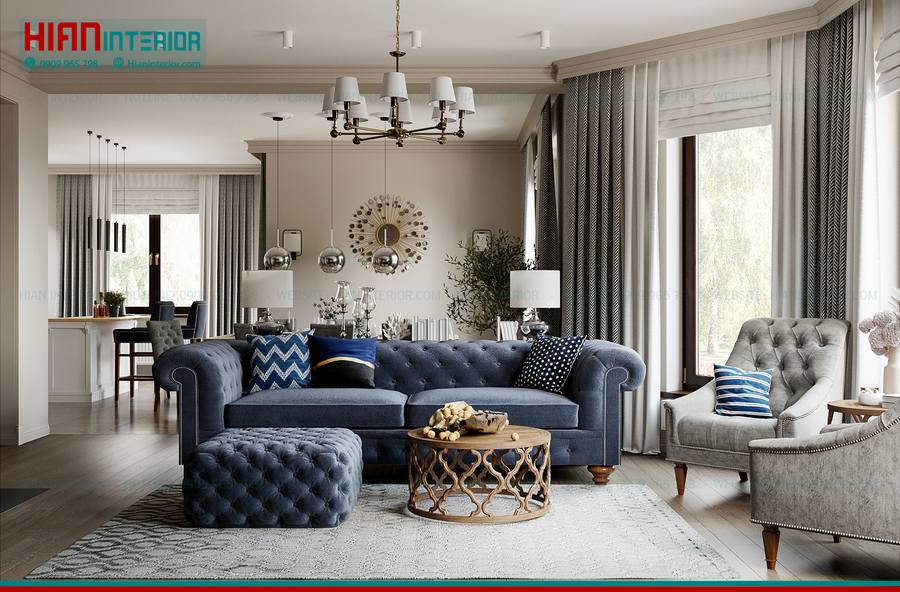 Thiết Kế Căn Hộ Chung Cư Tân Cổ Điển