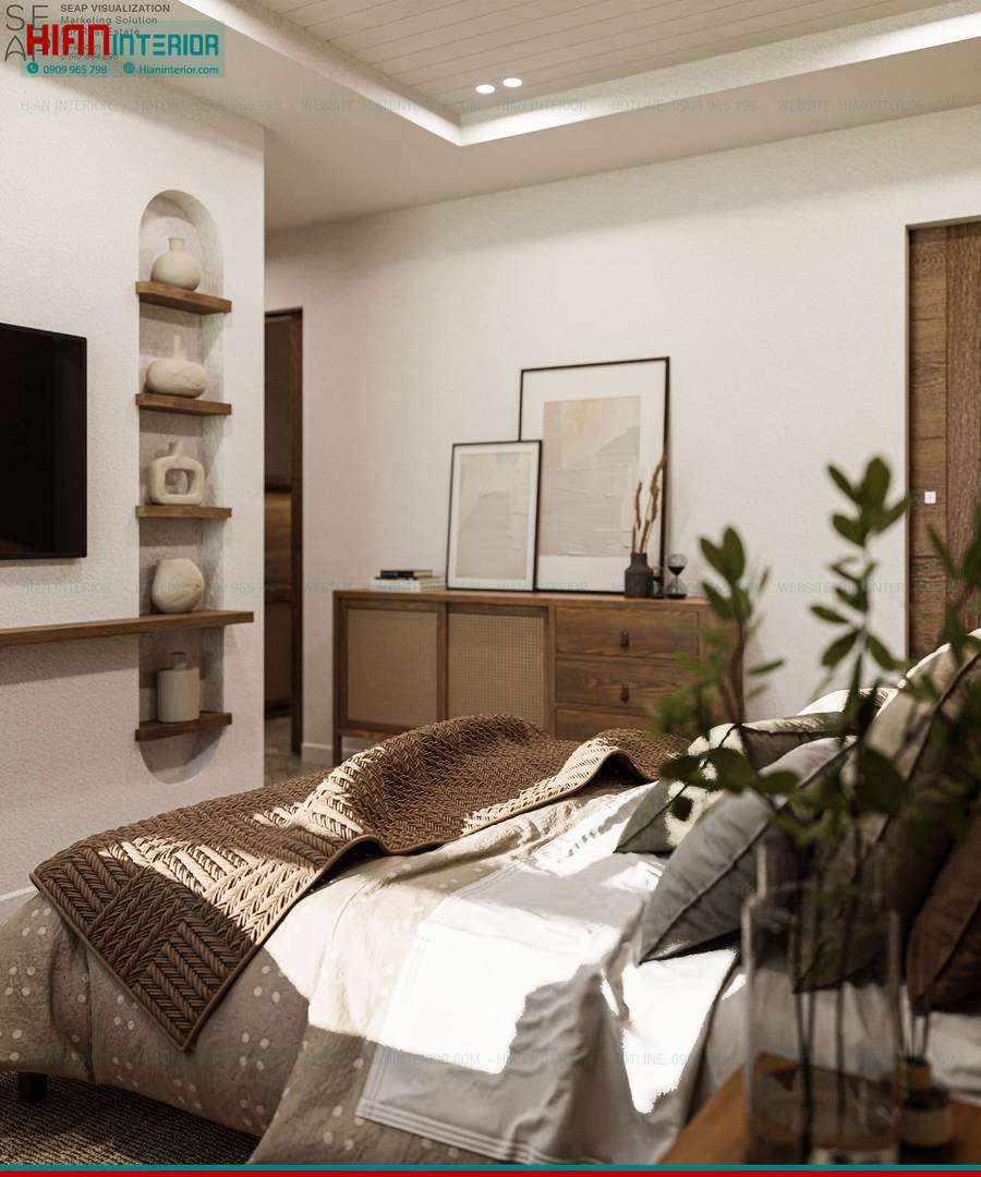 Nội Thất Chung Cư Wabi Sabi Tĩnh Lặng