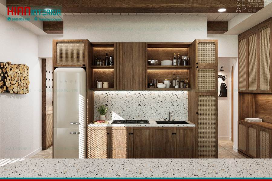 Nội Thất Chung Cư Wabi Sabi Tĩnh Lặng