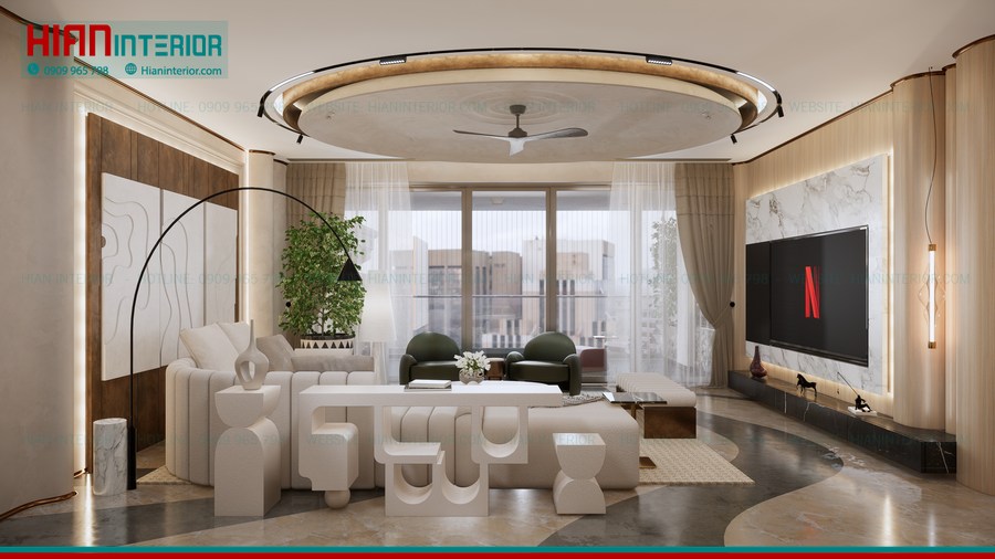 Thiết Kế Nội Thất Căn Hộ Wabi Sabi