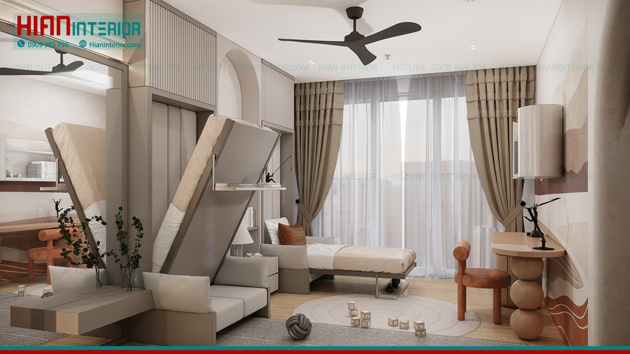Thiết Kế Nội Thất Căn Hộ Wabi Sabi