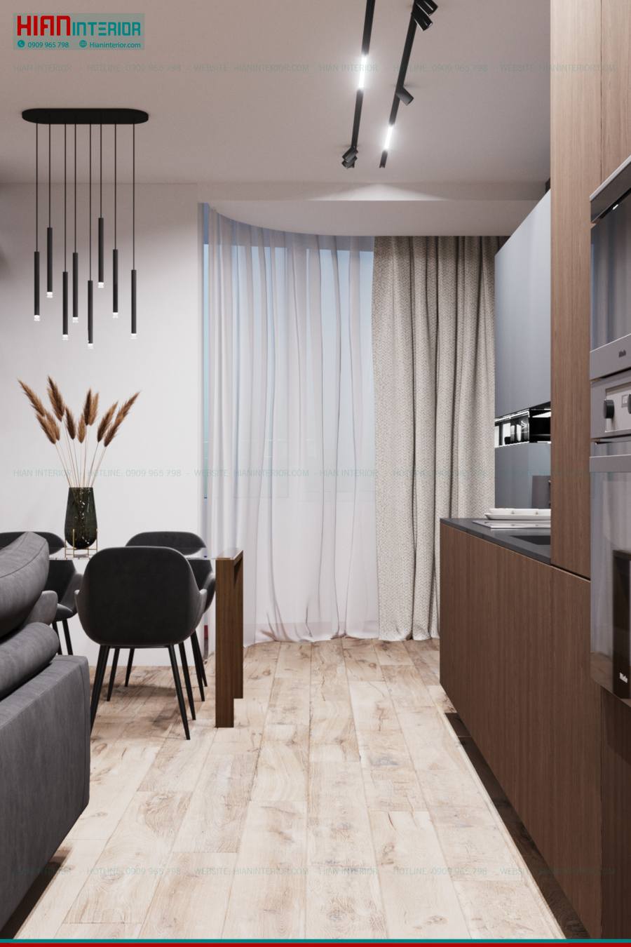 Căn Hộ Hiện Đại Tối Giản