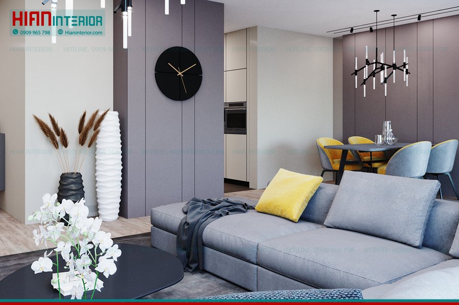 Thiết Kế Căn Hộ Hiện Đại Sang Trọng
