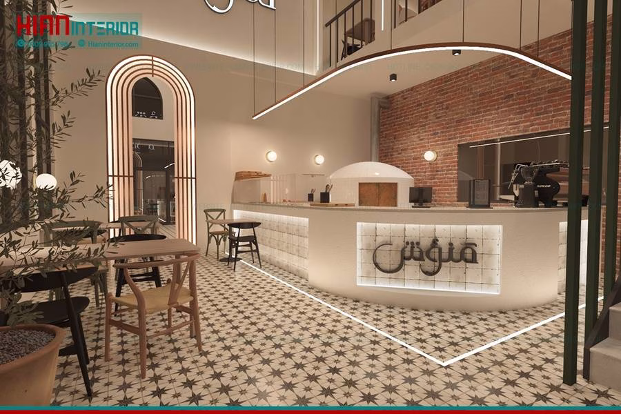 Báo Giá Quán Cafe Địa Trung Hải Hiện Đại