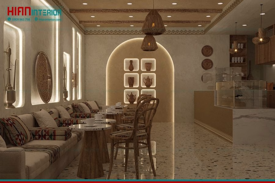 Thi Công Cafe Địa Trung Hải Ven Biển