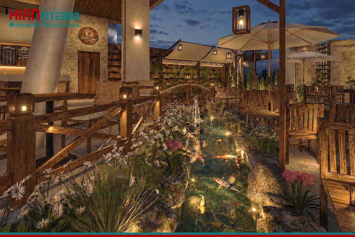 Thiết Kế Nội Thất Quán Cafe Hiện Đại