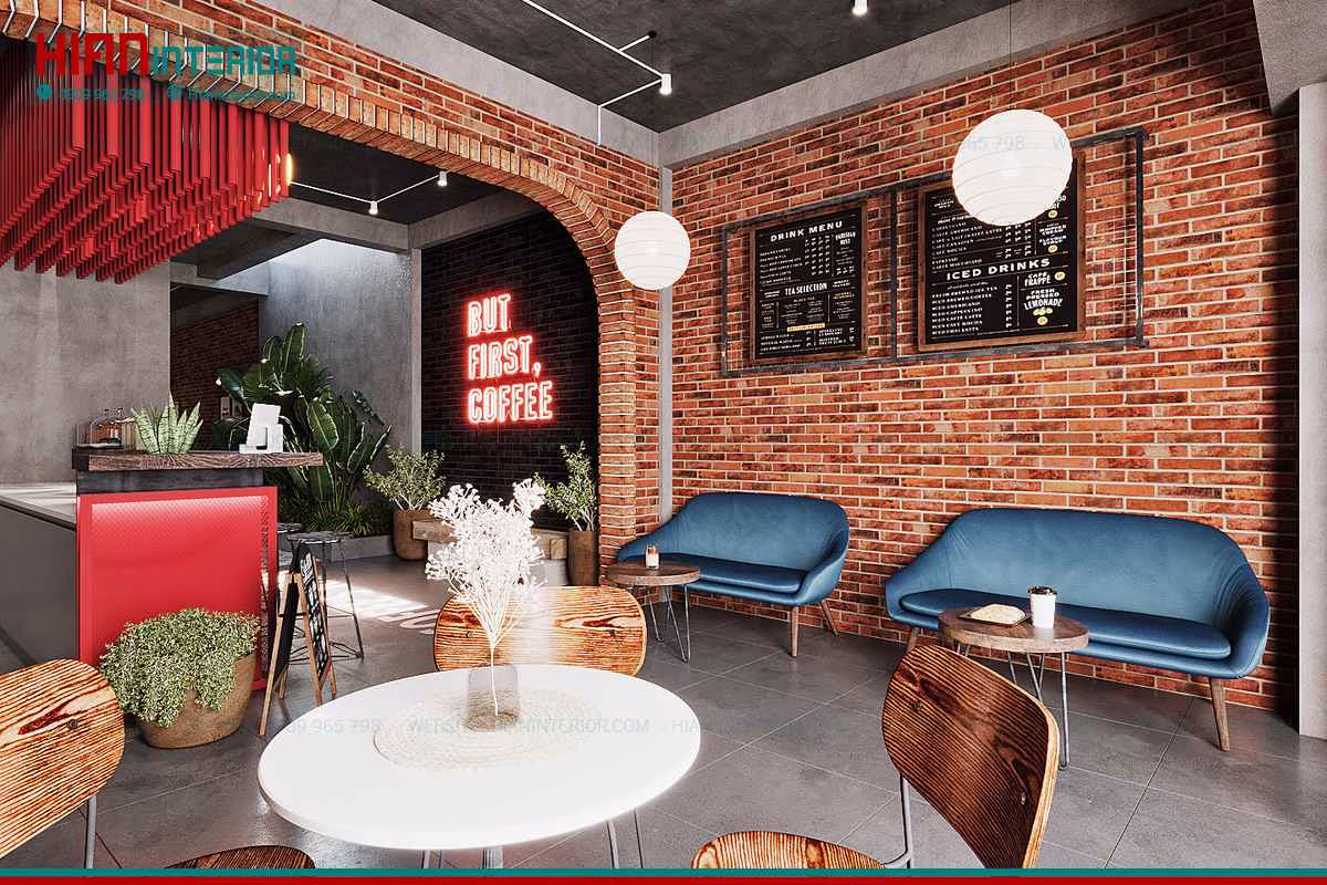 Mẫu Nội Thất Quán Cafe Hiện Đại