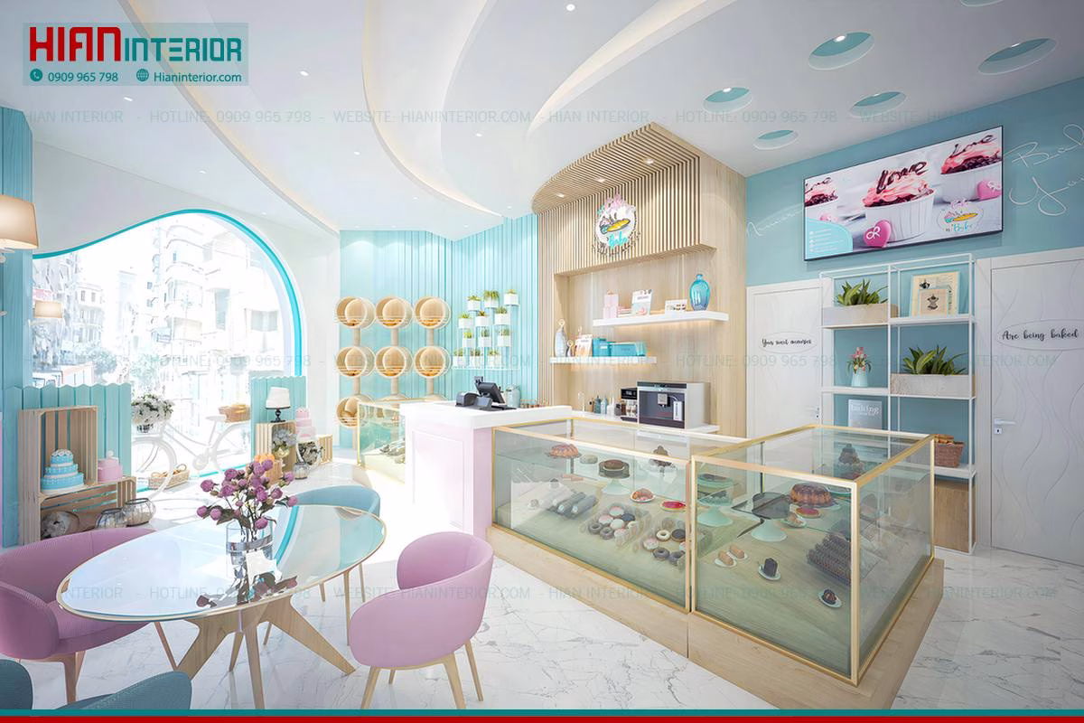 Nội Thất Quán Cafe Hiện Đại Cao Cấp