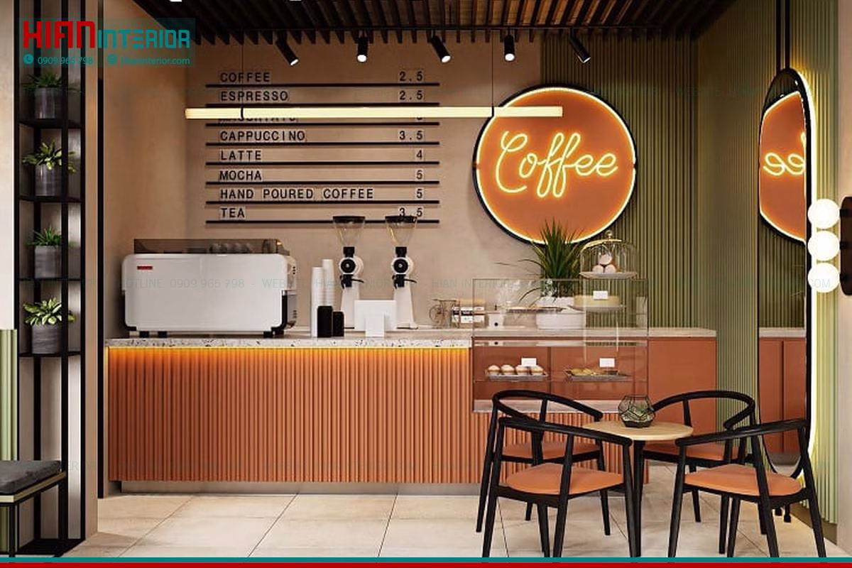 Báo Giá Nội Thất Cafe Hiện Đại