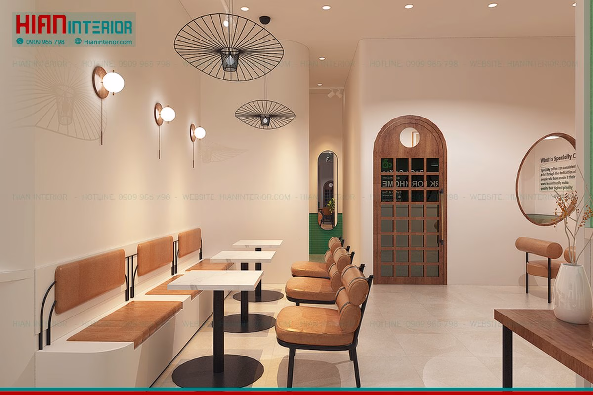 Nội Thất Cafe Hiện Đại Tinh Tế