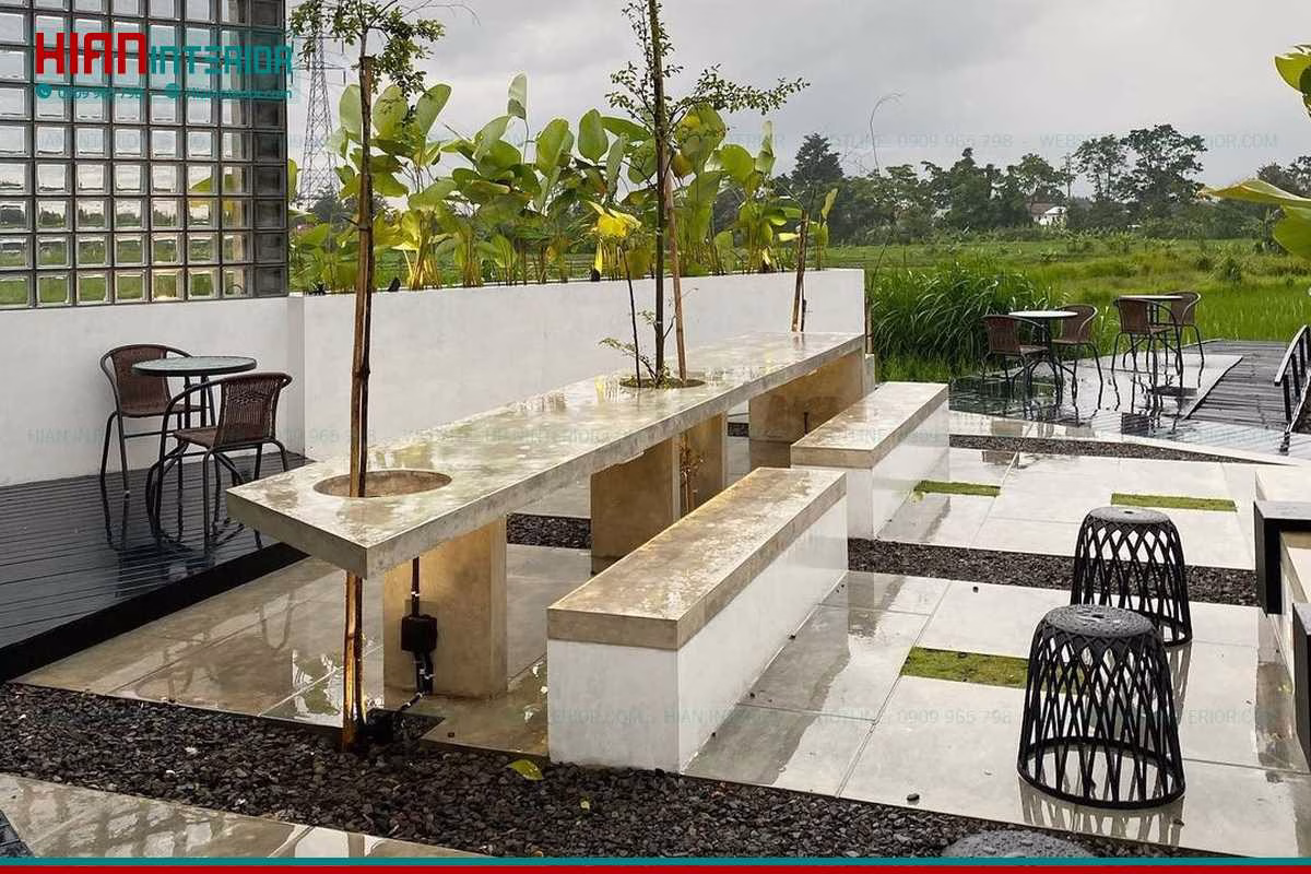 Thi Công Quán Cafe Hiện Đại Đẹp