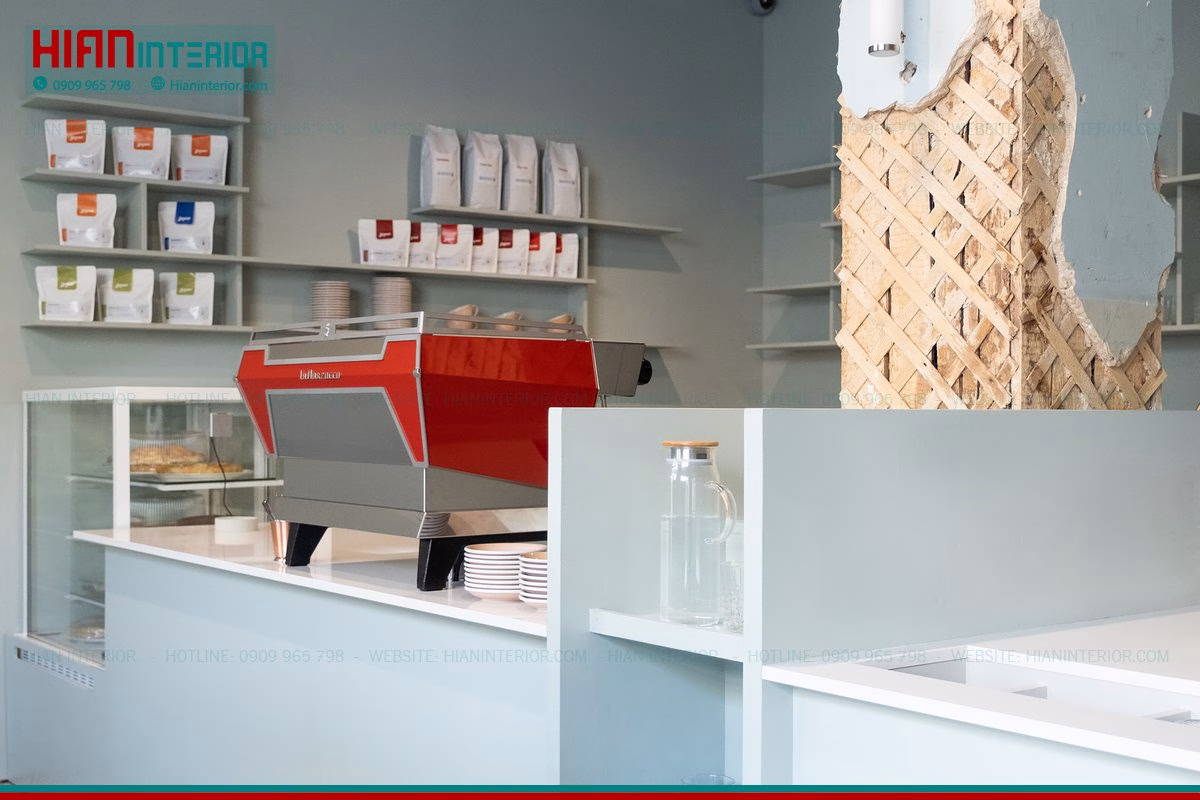 Thi Công Quán Cafe Hiện Đại Ấn Tượng