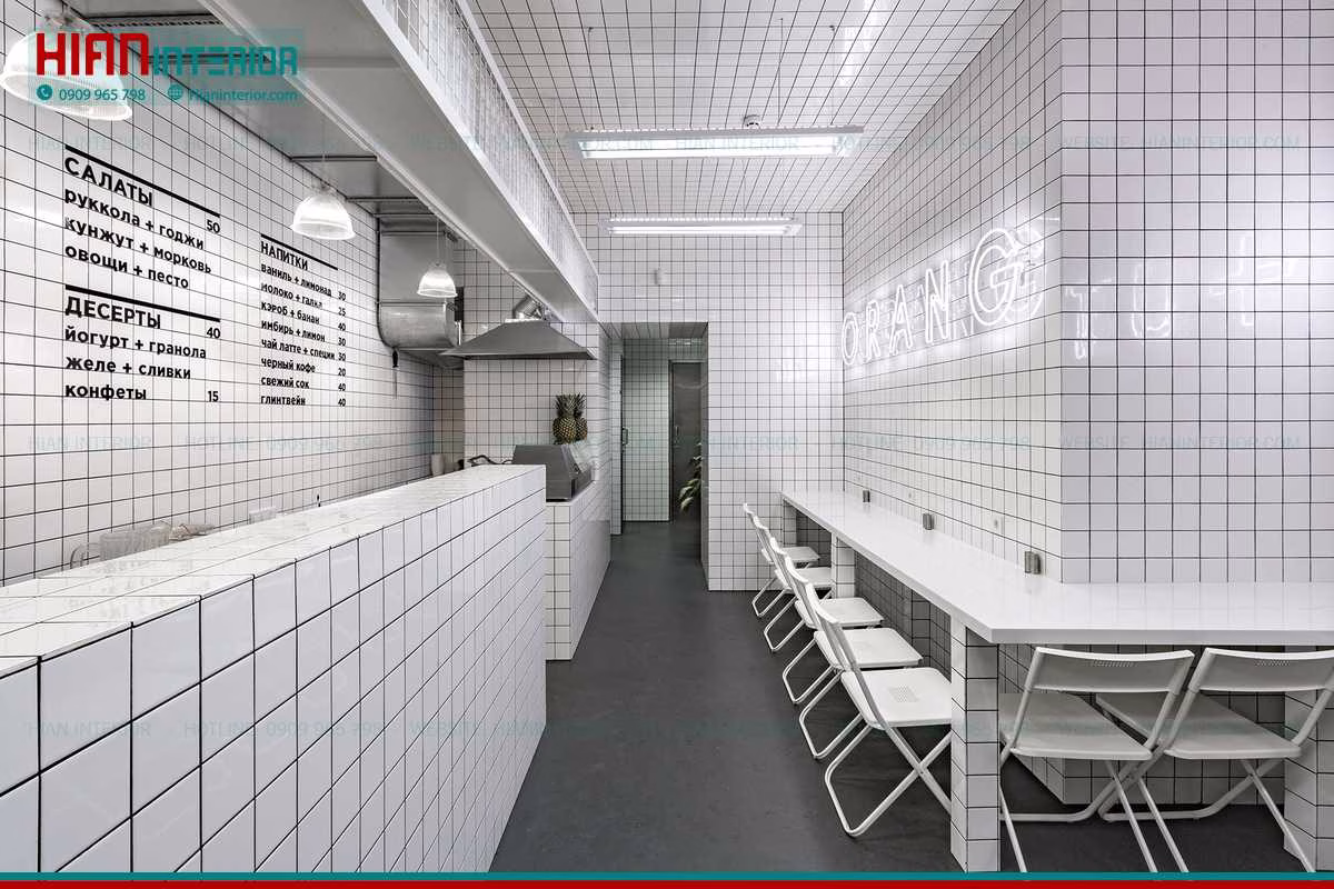 Mẫu Quán Cafe Hiện Đại Ấn Tượng