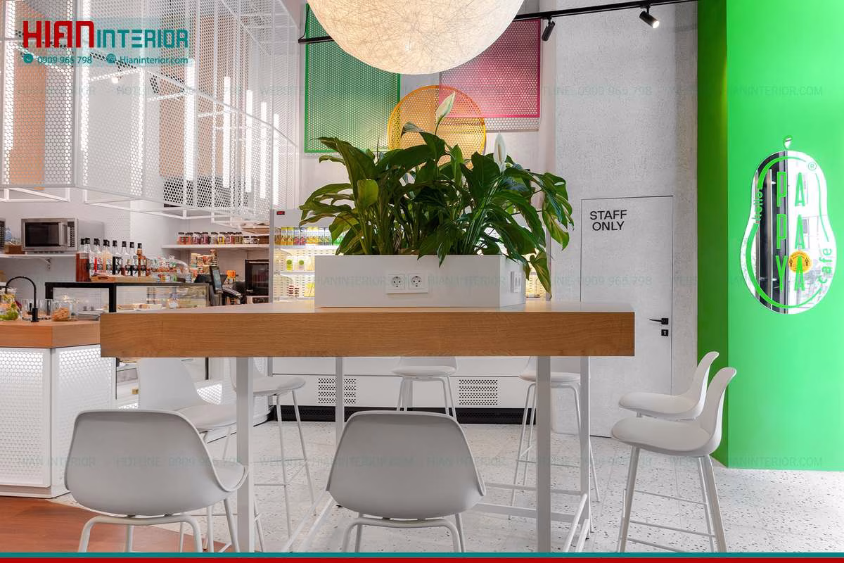 Thiết Kế Quán Cafe Hiện Đại Độc Đáo