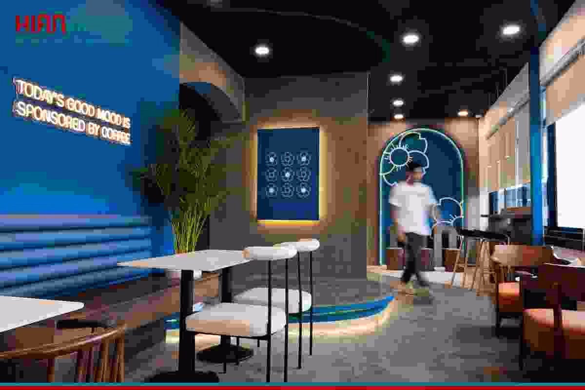 Nội Thất Cafe Hiện Đại Phong Cách Hàn Quốc
