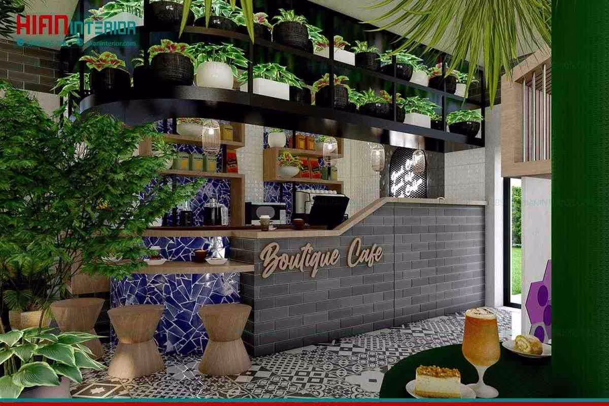 Nội Thất Cafe Hiện Đại Không Gian Mở