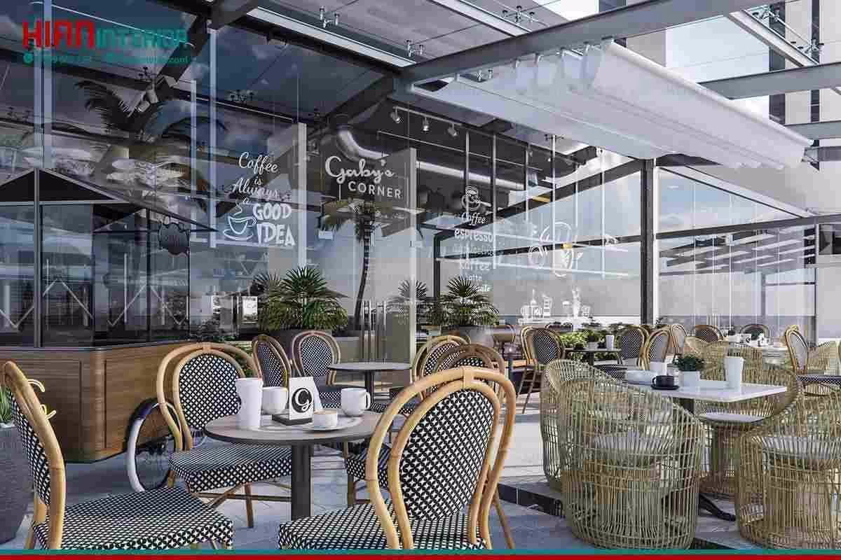 Thi Công Bàn Ghế Cafe Hiện Đại