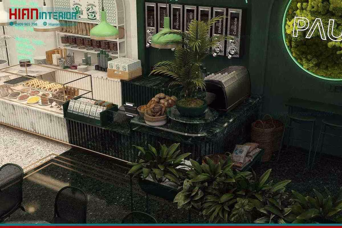 Thi Công Trọn Gói Nội Thất Cafe Hiện Đại
