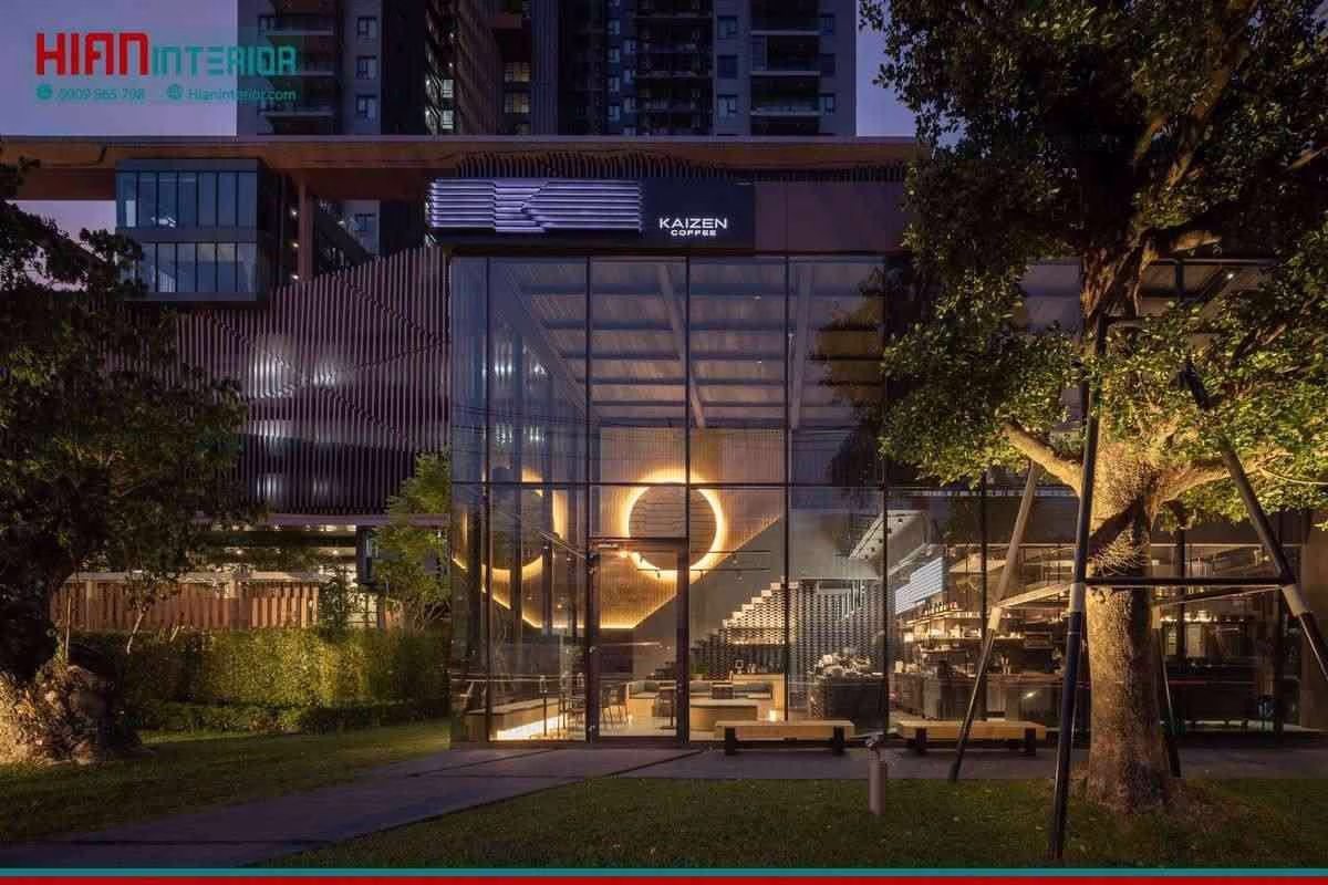 Thiết Kế Nội Thất Cafe Hiện Đại Cao Cấp