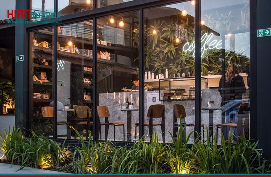 Thi Công Quán Cafe Khung Thép Đẹp
