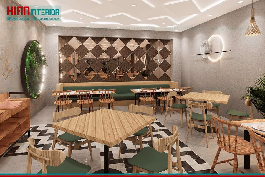 Thiết Kế Nội Thất Quán Cafe Mộc