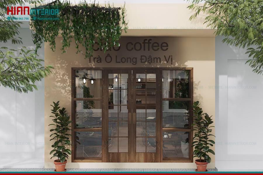 Thi Công Nội Thất Quán Cafe Mộc