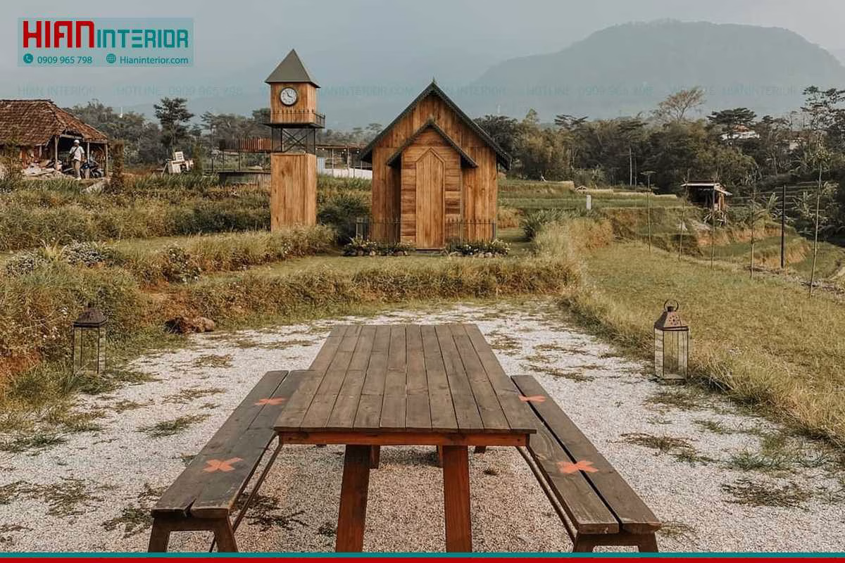 Thi Công Nội Thất Cafe Sân Vườn