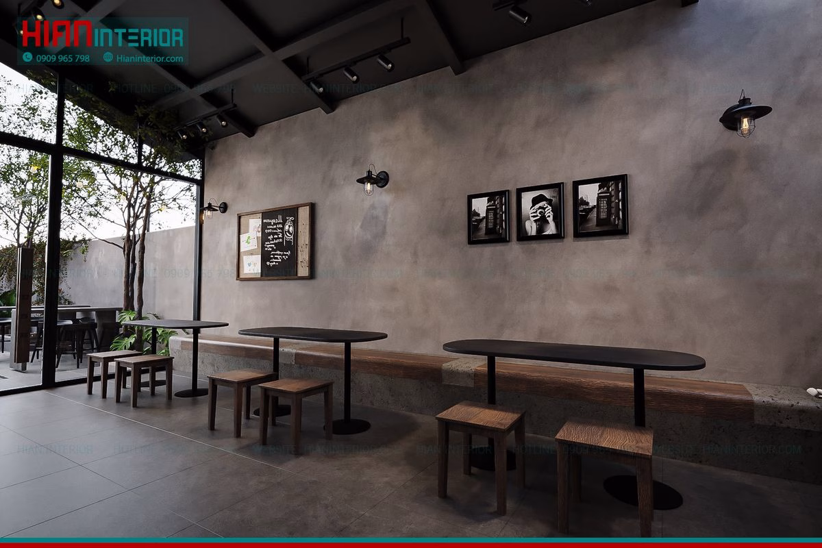 Thiết Kế Quán Cafe Sân Vườn Tinh Tế
