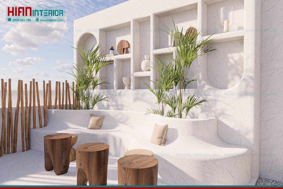 Thi Công Quán Cafe Sân Vườn Tinh Tế