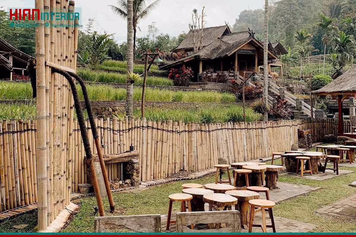 Mẫu Quán Cafe Sân Vườn Xanh Mát
