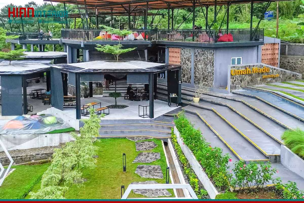 Thi Công Cafe Sân Vườn Phong Cách Hiện Đại