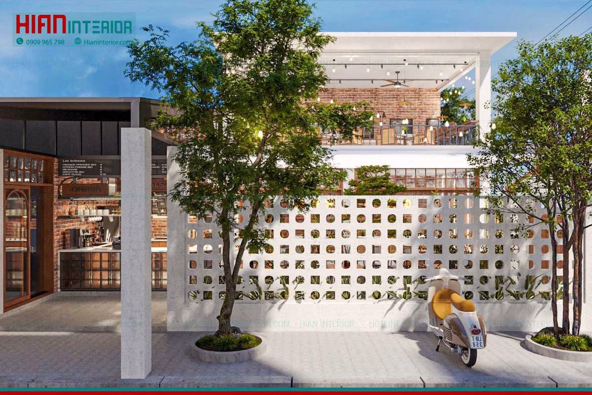 Thiết Kế Tiểu Cảnh Cafe Sân Vườn