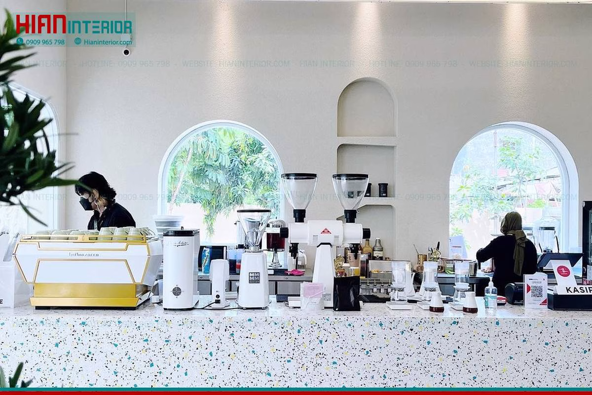 Mẫu Tiểu Cảnh Cafe Sân Vườn