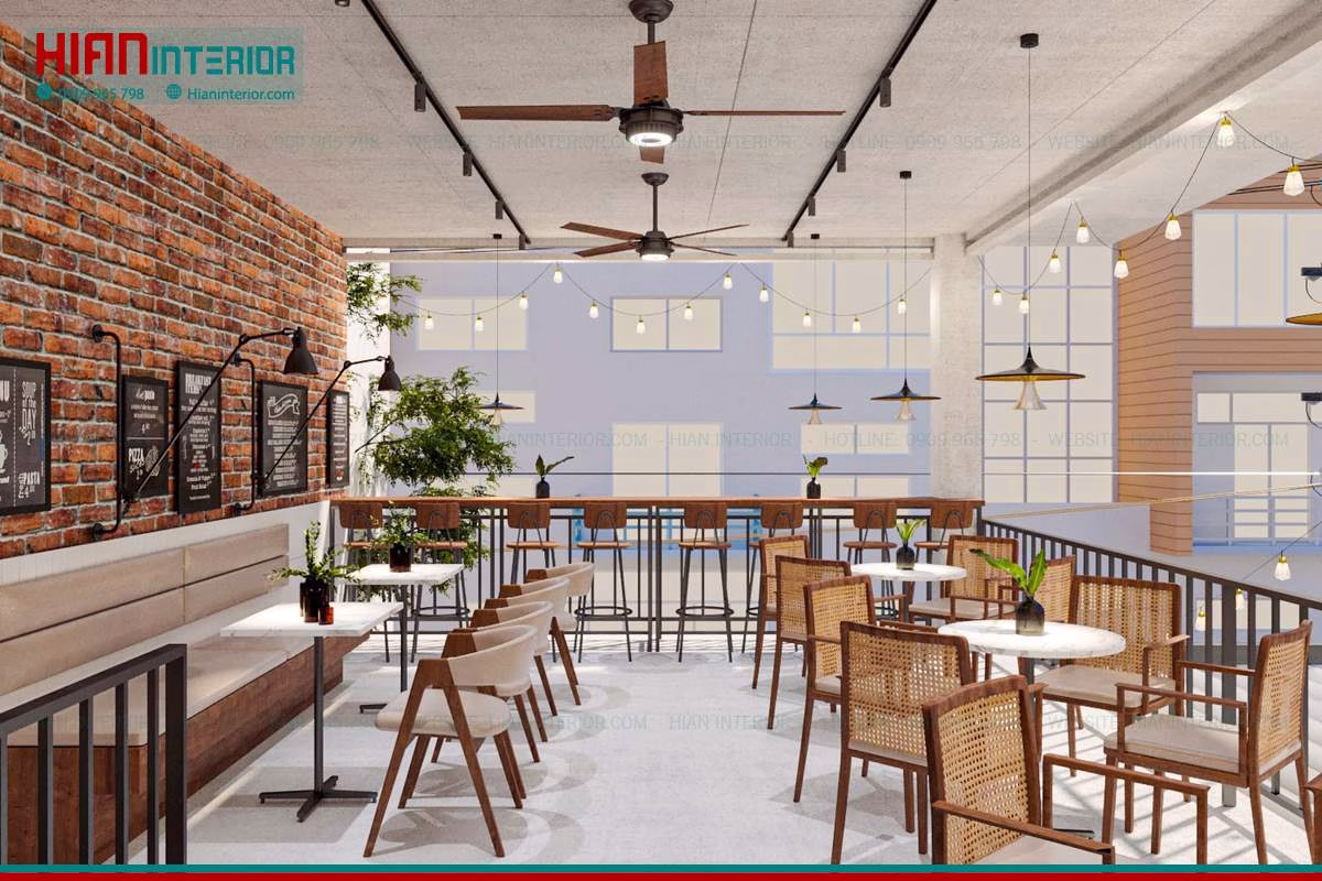 Thi Công Trọn Gói Nội Thất Cafe Sân Vườn