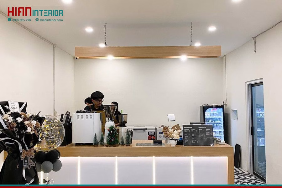 Nội Thất Quán Cafe Tối Giản Đẹp