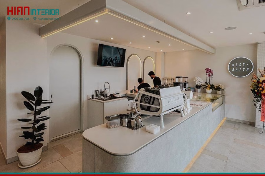 Nội Thất Quán Cafe Tối Giản Sang Trọng